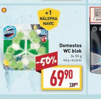 Billa Domestos wc blok nabídka