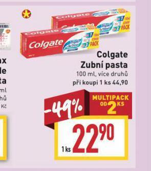Billa Colgate zubní pasta nabídka