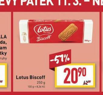 Billa Lotus biscoff nabídka