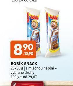 Terno Bobík snack nabídka