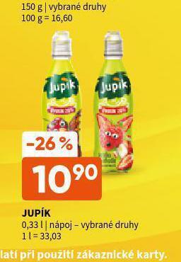 Terno Jupík nápoj nabídka