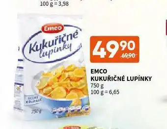 Terno Emco kukuřičné lupínky nabídka
