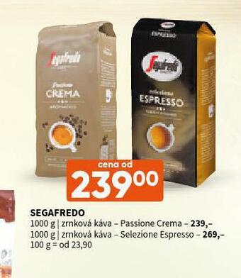 Terno Segafredo zrnková káva selezione espresso nabídka
