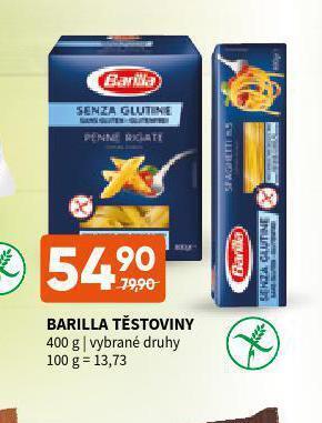 Terno Barilla těstoviny nabídka