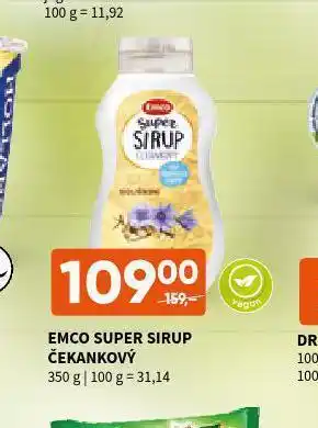 Terno Emco super sirup čekankový nabídka