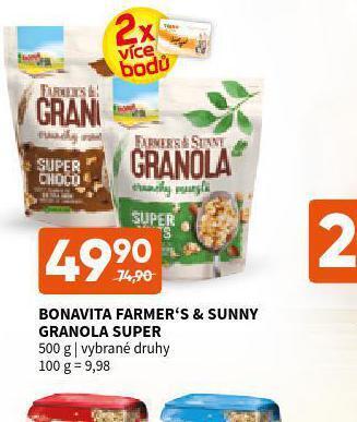 Terno Bonavita farmer´s & sunny granola super nabídka