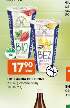Terno Hollandia bifi drink nabídka