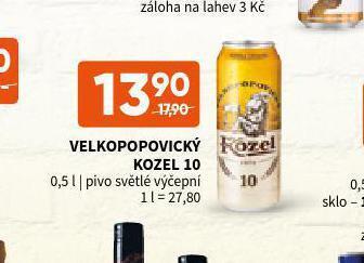 Terno Pivo velkopopovický kozel 10 nabídka
