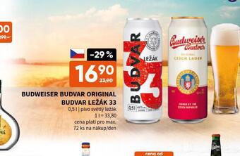 Terno Pivo budweiser budvar original nabídka