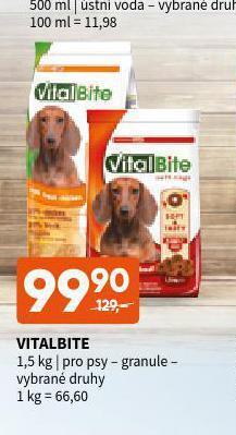 Terno Vitalbite granule pro psy nabídka