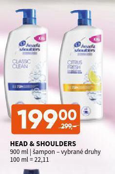 Terno Head&shoulders šampon nabídka