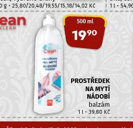 Terno Clean prostředek na mytí nádobí nabídka