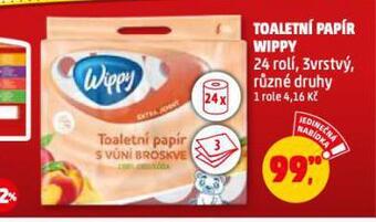 Penny Market Wippy toaletní papír nabídka