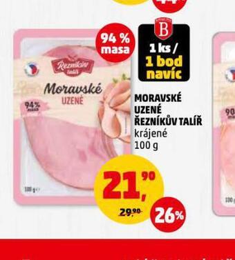 Penny Market Moravské uzené nabídka