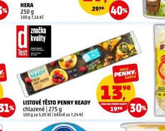 Penny Market Listové těsto penny ready nabídka