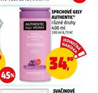 Authentic sprchový gel