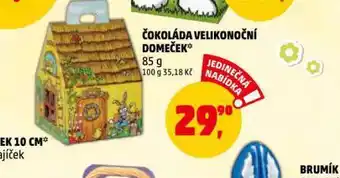 Čokoládová velikonoční domeček