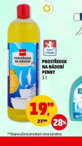 Penny Market Prostředek na nádobí penny nabídka