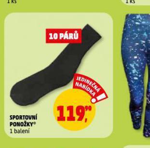 Penny Market Sportovní ponožky nabídka