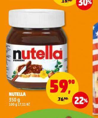 Penny Market Nutella nabídka