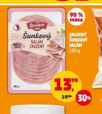 Penny Market Zauzený šunkový salám nabídka
