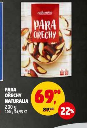 Para ořechy naturalia