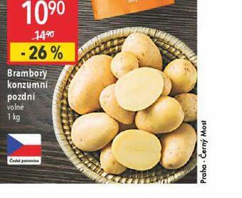 Globus Brambory konzumní pozdní nabídka