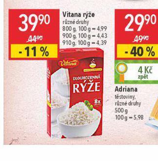 Globus Vitana rýže nabídka