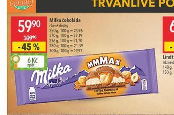 Globus Milka čokoláda nabídka