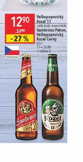 Globus Pivo gambrinus patron 12 nabídka