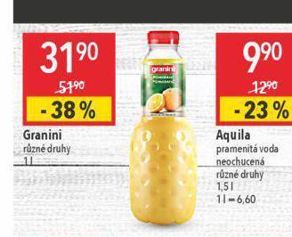 Globus Granini nabídka