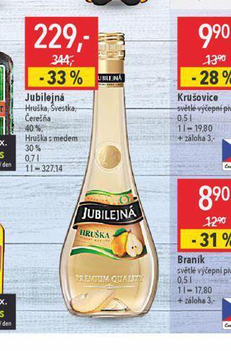Jubilejná hruška, švestka, čerešňa