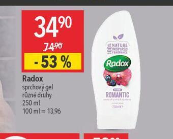 Globus Radox sprchový gel nabídka