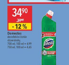 Globus Domestos dezinfekční čistič nabídka