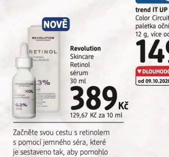 dm drogerie Revolution skincare retinol sérum nabídka