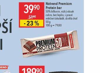 Globus Nutrend premium protein bar nabídka