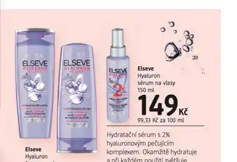 dm drogerie Elseve hyaluron sérum na vlasy nabídka
