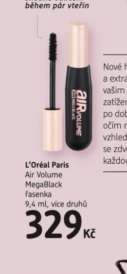 dm drogerie Loreal paris řasenka nabídka