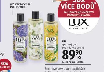 dm drogerie Lux sprchový gel nabídka