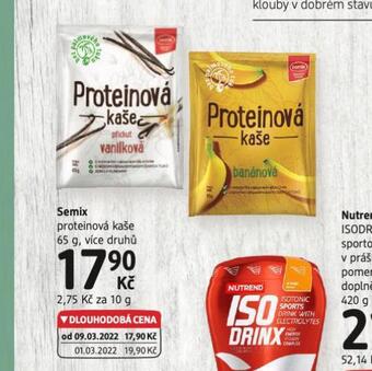 dm drogerie Semix proteinová kaše nabídka