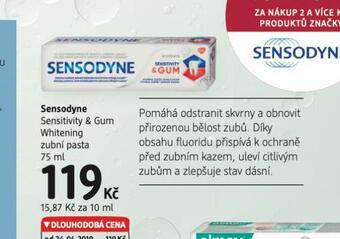 dm drogerie Sensodyne zubní pasta nabídka