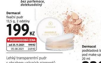 dm drogerie Dermacol fixační pudr nabídka