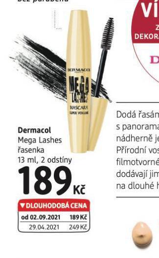 dm drogerie Dermacol řasenka nabídka