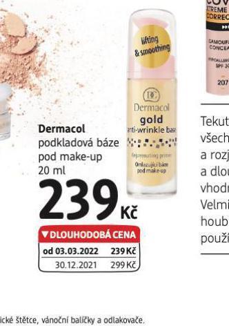 dm drogerie Dermacol podkladová báze pod make-up nabídka