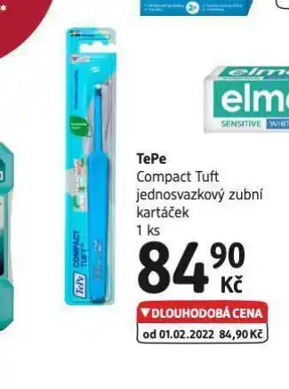 Tepe jednosvazkový zubní kartáček