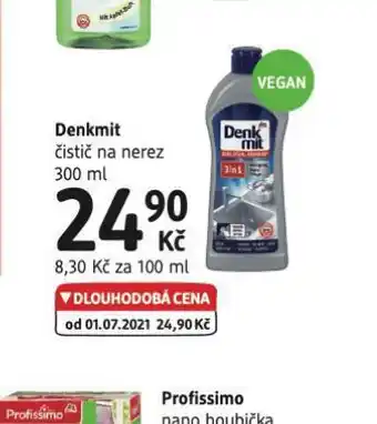 dm drogerie Denkmit čistič na nerez nabídka