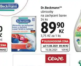 dm drogerie Dr. beckmann ubrousky na zachycení barev nabídka