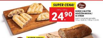 Lidl Burek s mletým hovězím masem / se sýrem nabídka