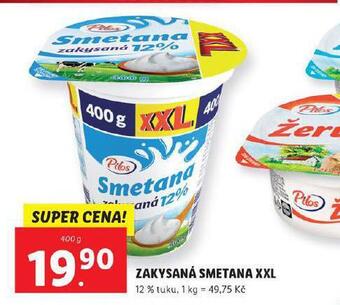 Lidl Zakysaná smetana xxl nabídka