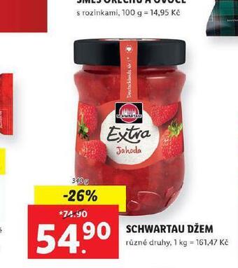 Lidl Schwartau džem nabídka